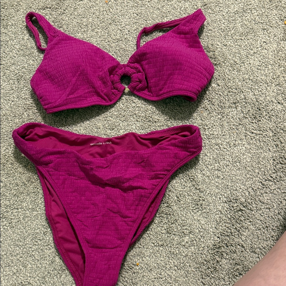 Magenta Bikini Set